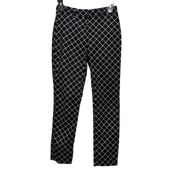 White House / Black Market women’s black and white pants. Size 00 - Picture 1 of 7